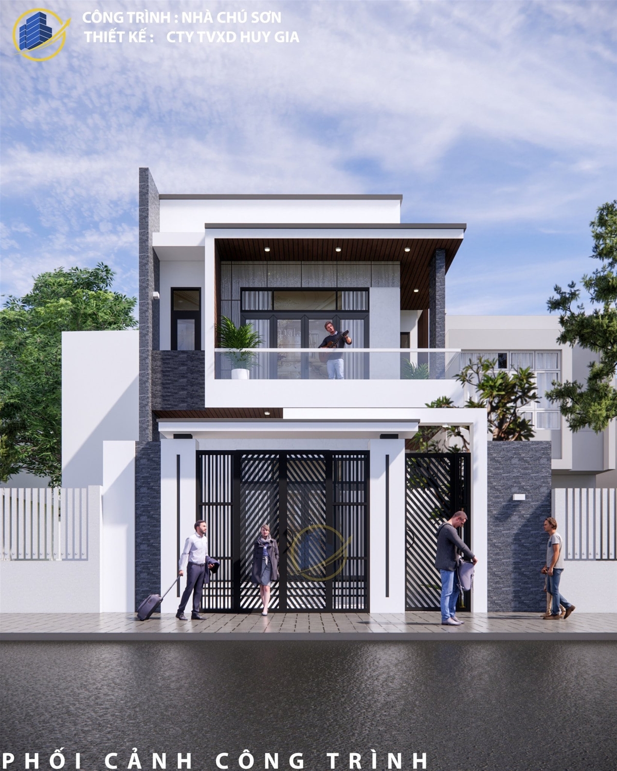 Thiết kế công trình nhà Chú Sơn