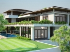 Thiết kế biệt thự sân vườn và những yếu tố phong thủy